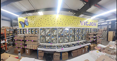 Rock Warehouse shelves